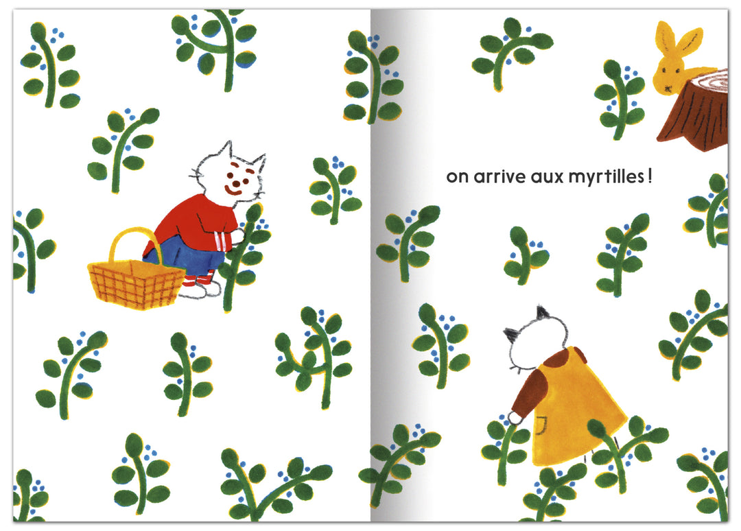 Nous allons au bois livre cartonné junko nakamura book bébé baby éditions MeMo Dimédia