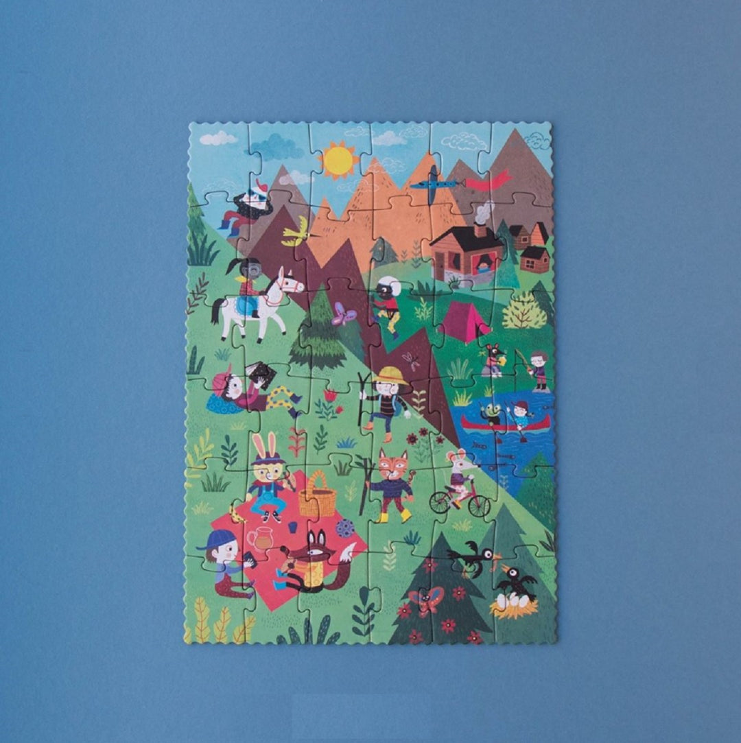 londjii puzzle lets go to the mountain casse-tête montagne PZ450U