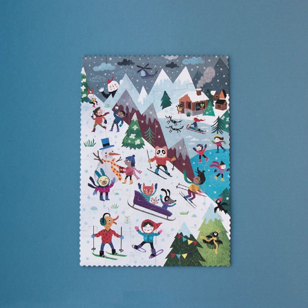 londjii puzzle lets go to the mountain casse-tête montagne PZ450U