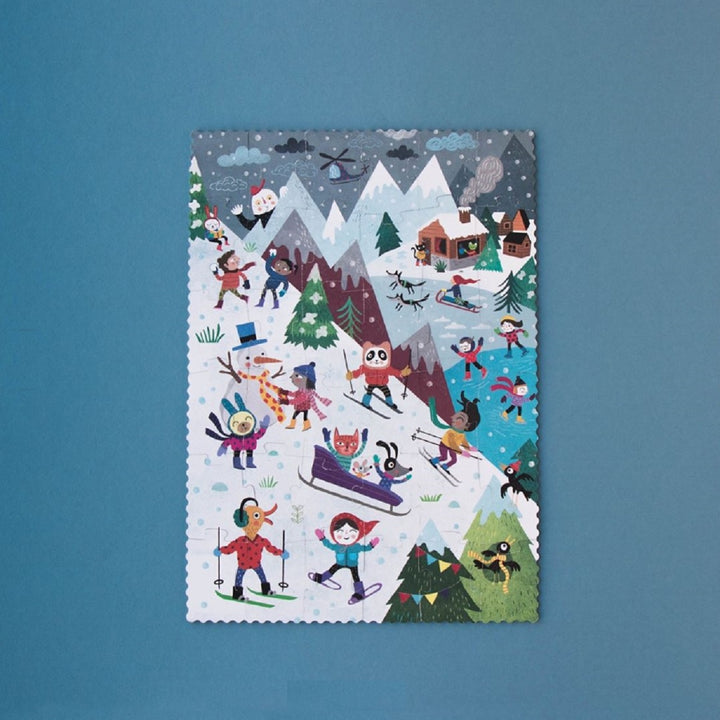 londjii puzzle lets go to the mountain casse-tête montagne PZ450U
