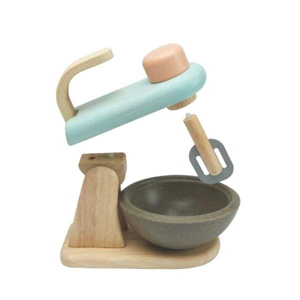 plan toys stand mixer set kid de pâtissier 3624