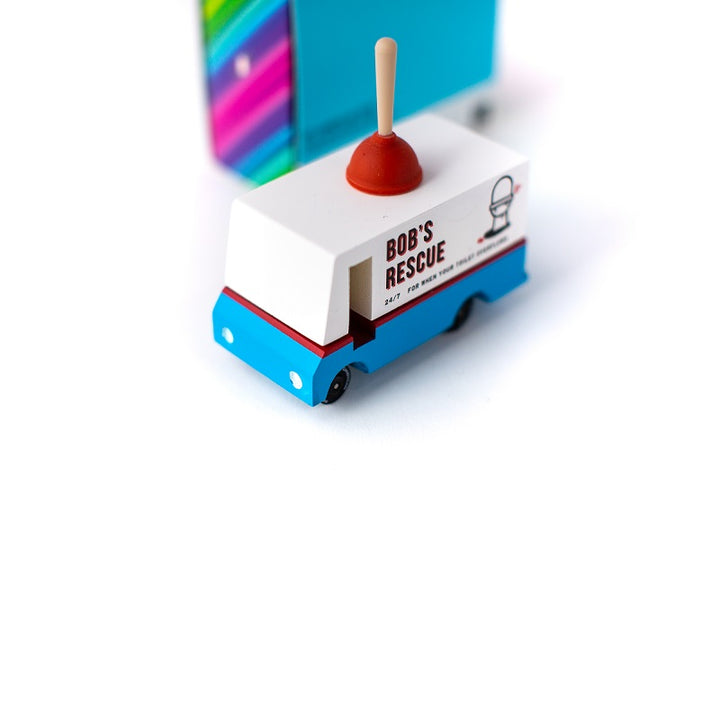 candyvan candylab bob plumber toy car voiture jouet plombier U646