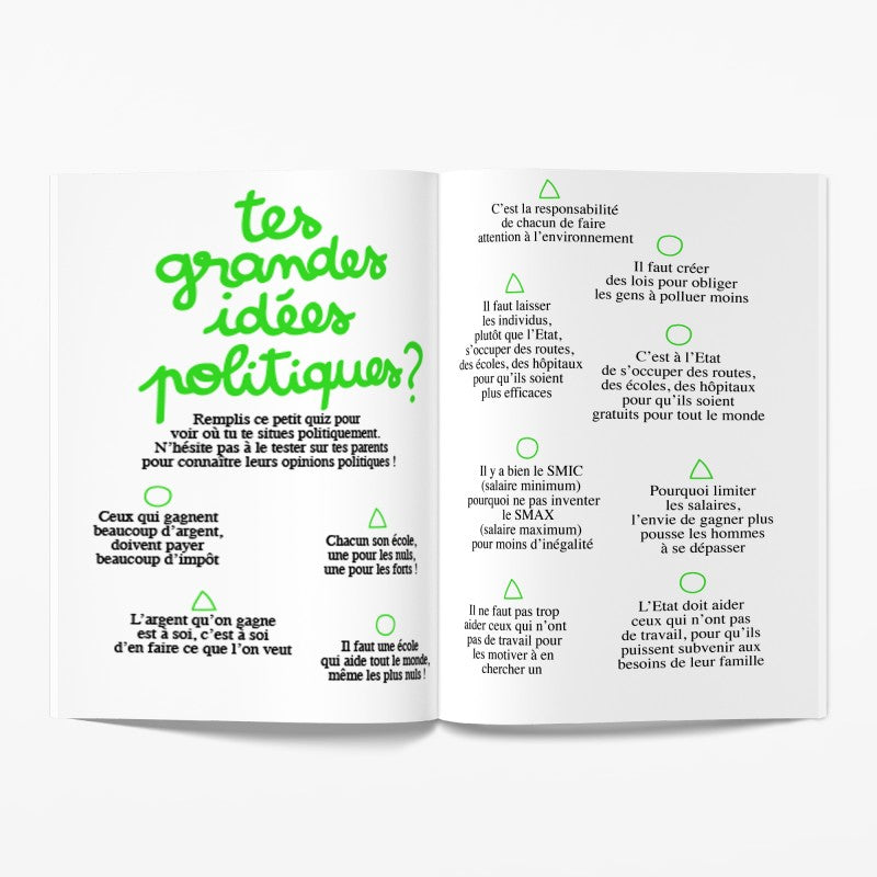 minus éditions cahier d'activités ah si j'étais président
