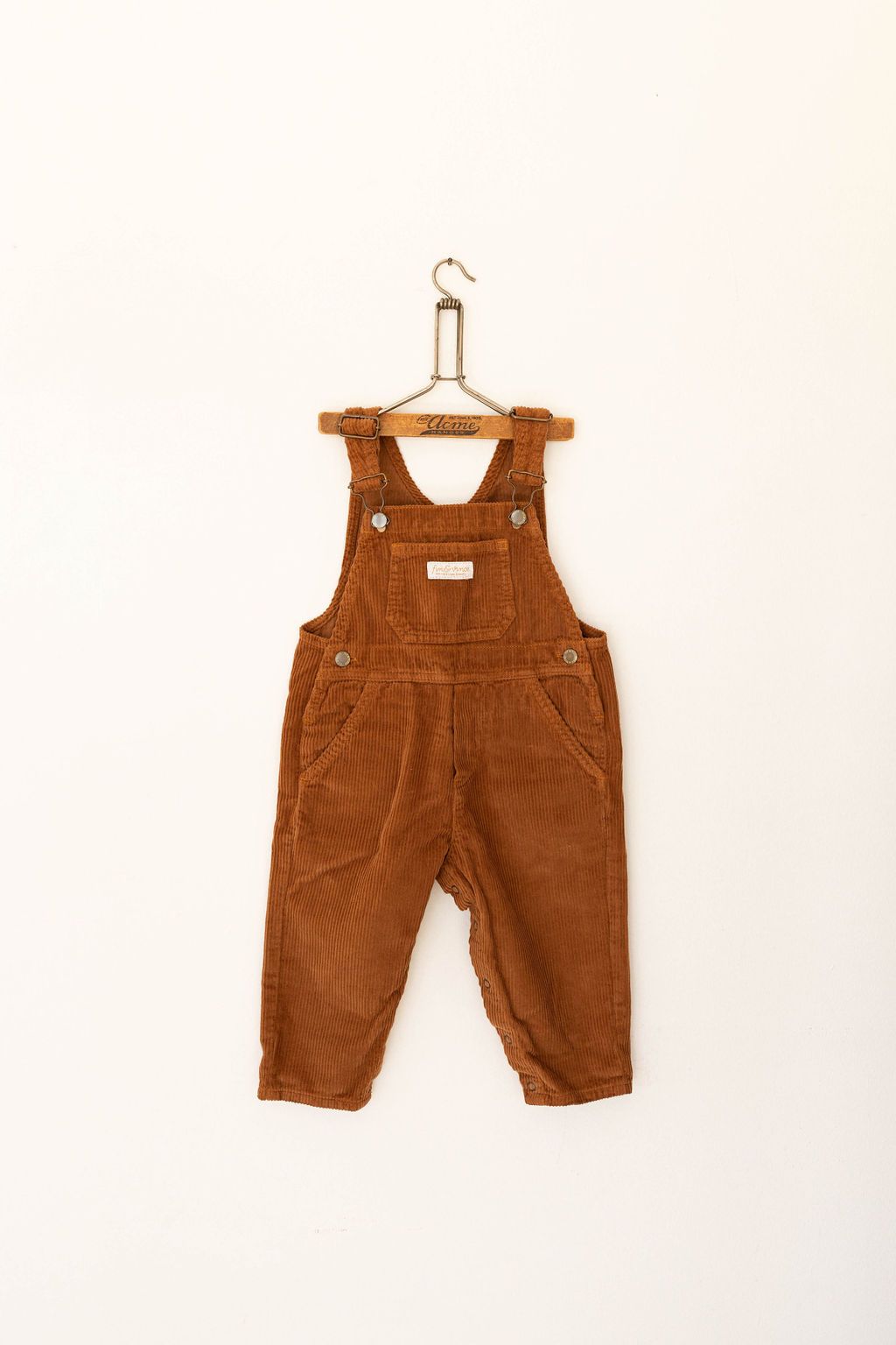 Corduroy overall - Hazelnut