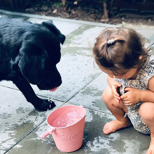 scrunch bucket silicone seau