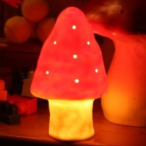 Veilleuse - Petit champignon rouge