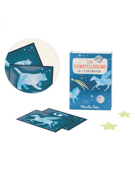 moulin roty glow in the dark stars constellations de l'explorateur étoiles phosphorescentes