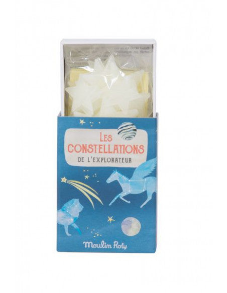 moulin roty glow in the dark stars constellations de l'explorateur étoiles phosphorescentes
