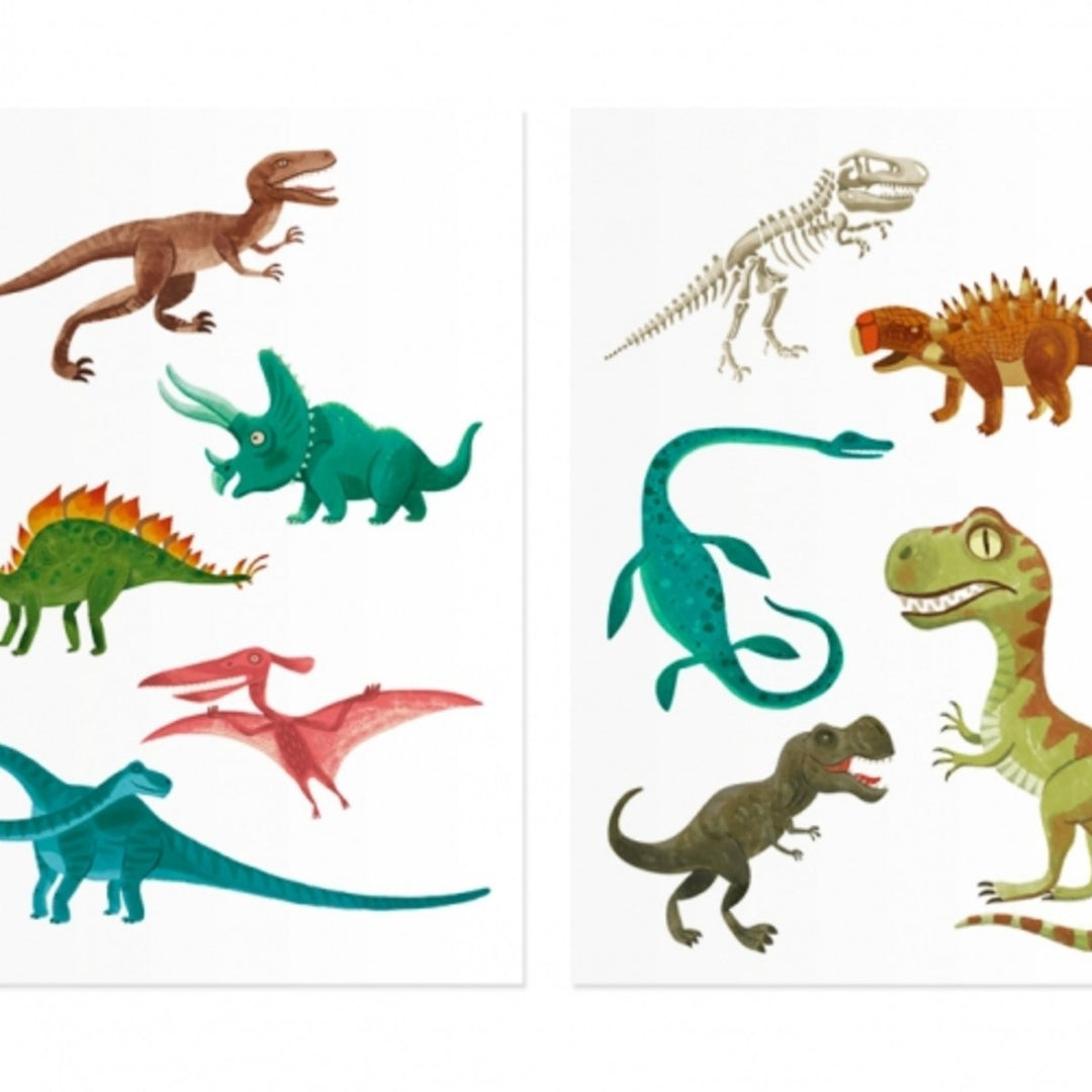 Londji montreal quebec canada temporary tattoos jurassic dinosaures dinosaurs L0718 tatouages temporaires kids enfants