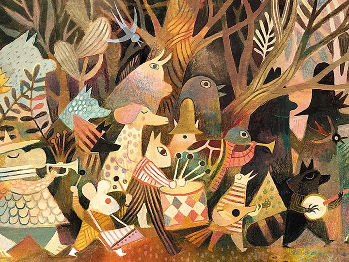 livre matthew forsythe Pokko et le tambour