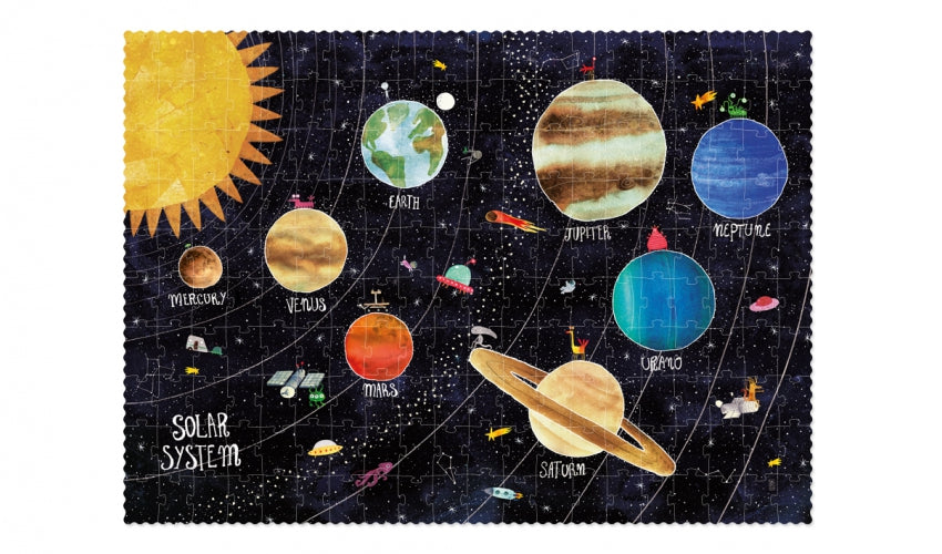 Londji Montreal Quebec Canada puzzle casse-tête enfants kids discover the planets space espace planètes système solaire solar system PZ391U