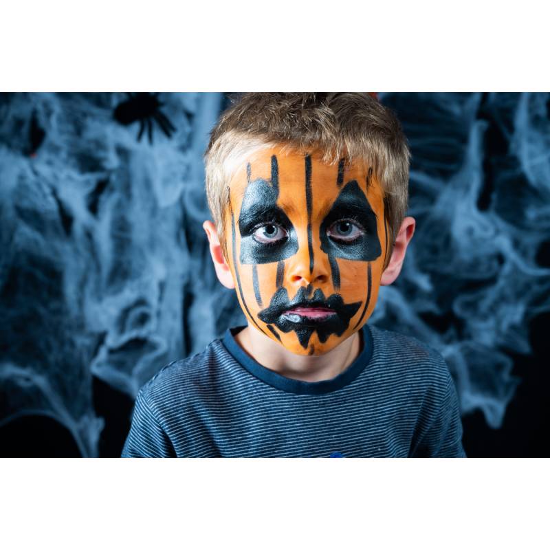 Organic Make-Up - 3 Colors Pumpkin and Skeleton