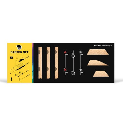 Candylab - Set d'assemblage de voitures en bois