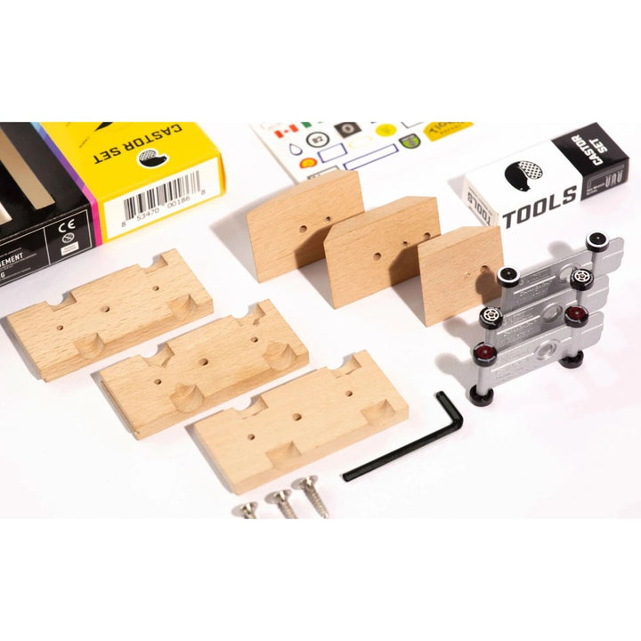 Candylab - Set d'assemblage de voitures en bois