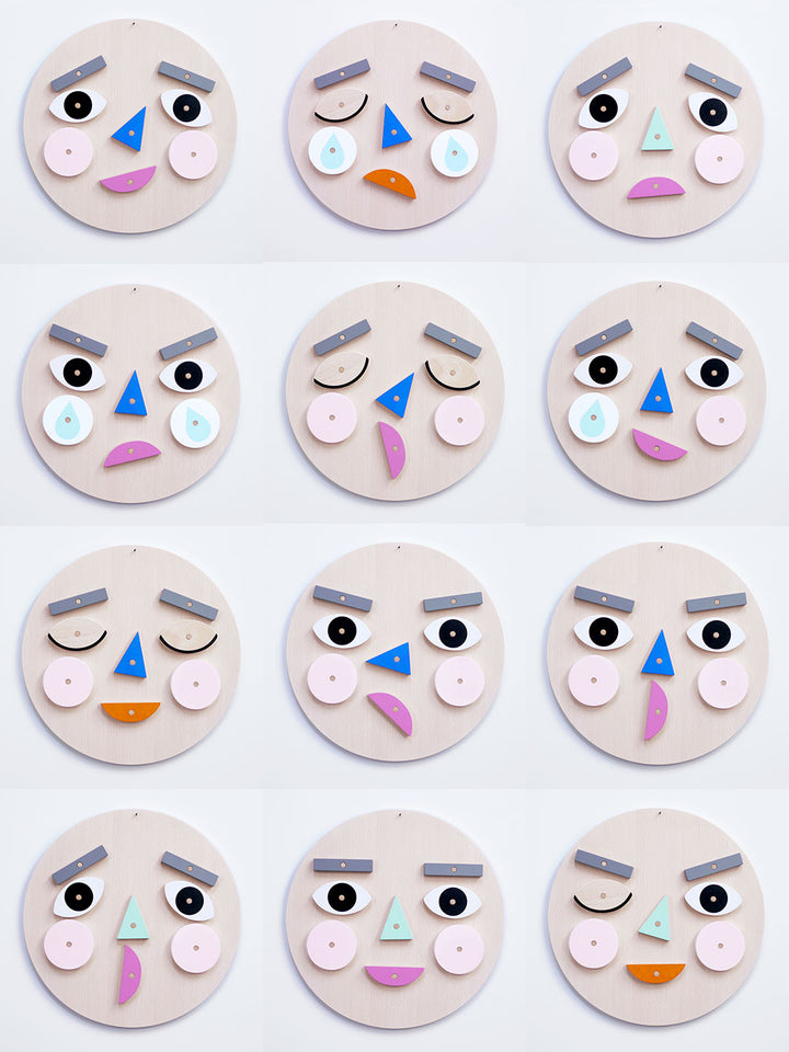 apprendre les émotions make a face moon picnic
