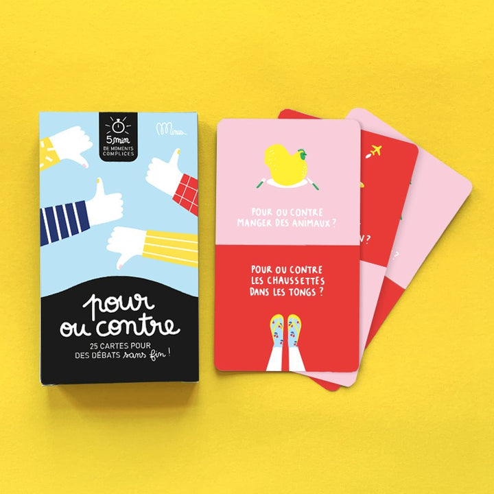 minus éditions jeu pour ou contre