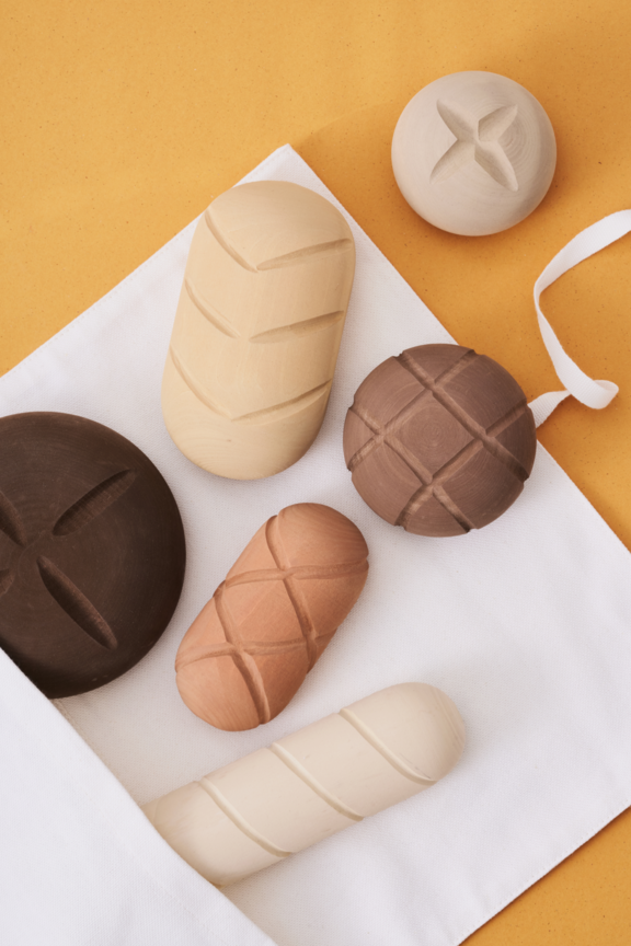 raduga grez wooden bread loaves