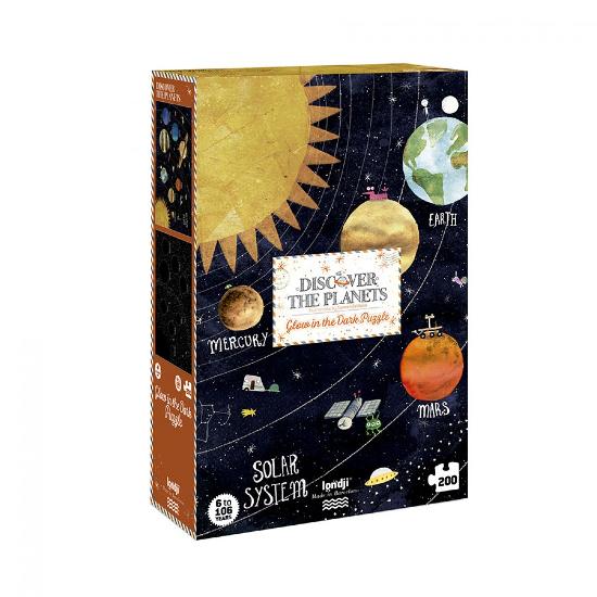 Londji Montreal Quebec Canada puzzle casse-tête enfants kids discover the planets space espace planètes système solaire solar system PZ391U