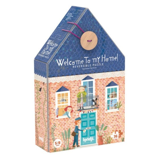 londji puzzle casse-tête welcome to my home maison