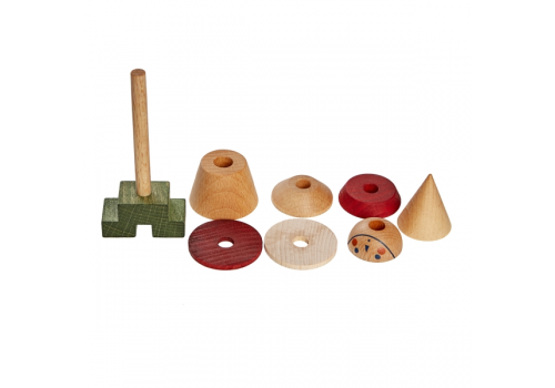 Wooden Story Figurine à empiler No.04