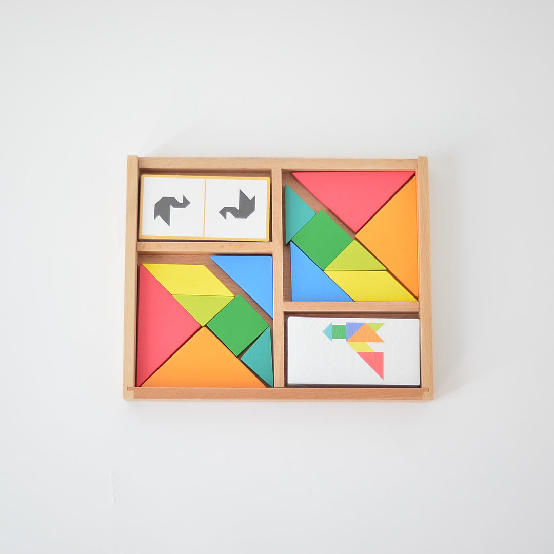 tangram de bois par Vilac, jeu traditionnel chinois