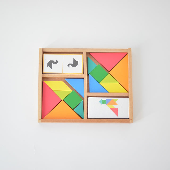 tangram de bois par Vilac, jeu traditionnel chinois