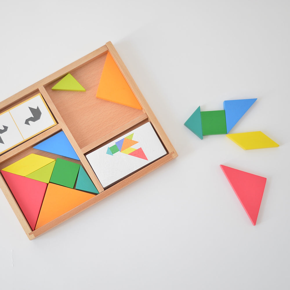 Jeu de table tangram par Vilac