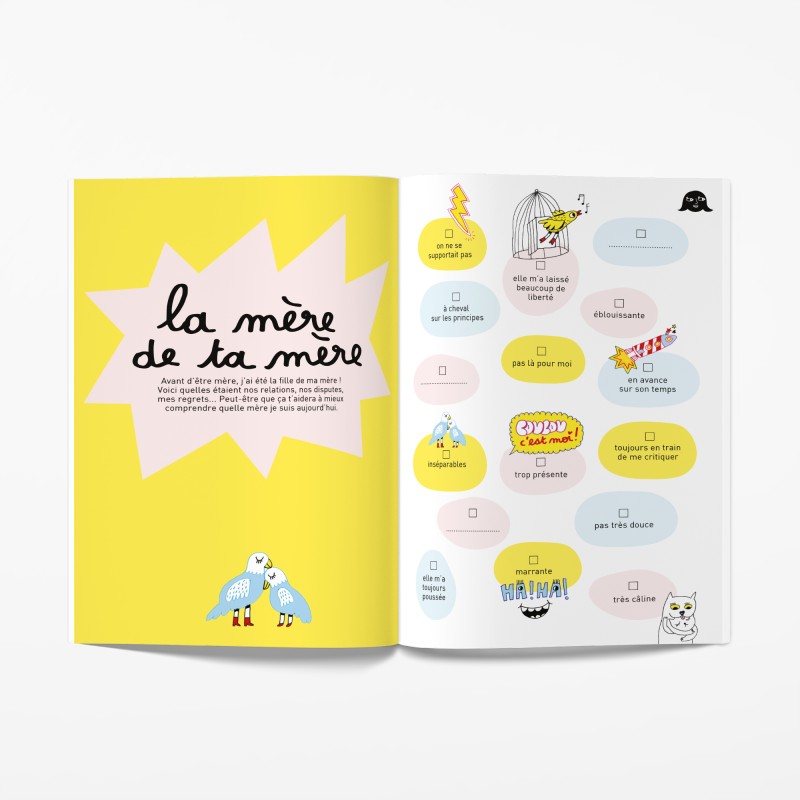minus éditions telle mère telle fille livre à remplir à deux