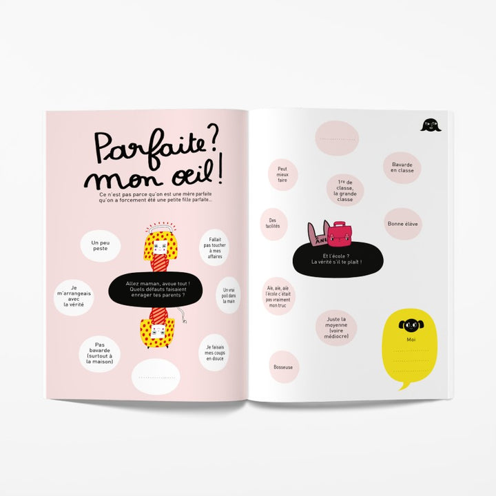 minus éditions telle mère telle fille livre à remplir à deux