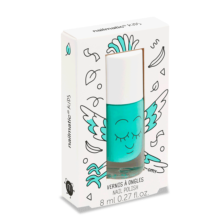 nailmatic vernis à ongles lavables vert menthe pour enfants