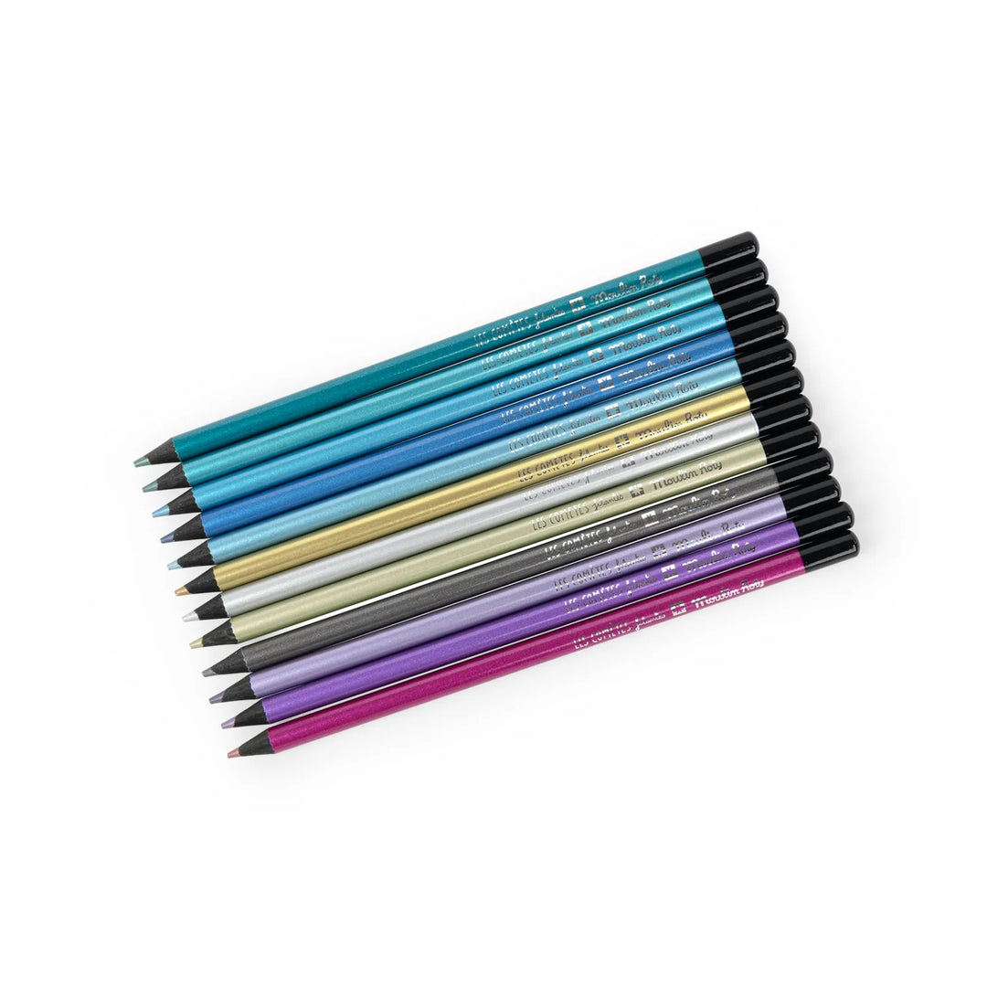 12 Crayons métallisés Moulin Roty