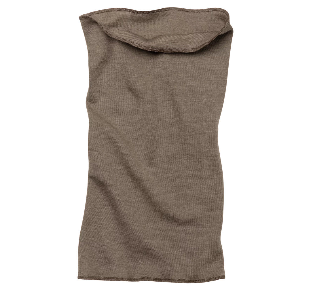 Merino + Silk Neck Warmer - Walnuss