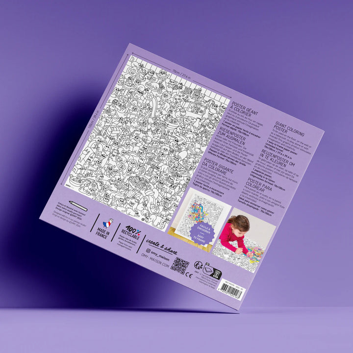 Affiche géant OMY chats