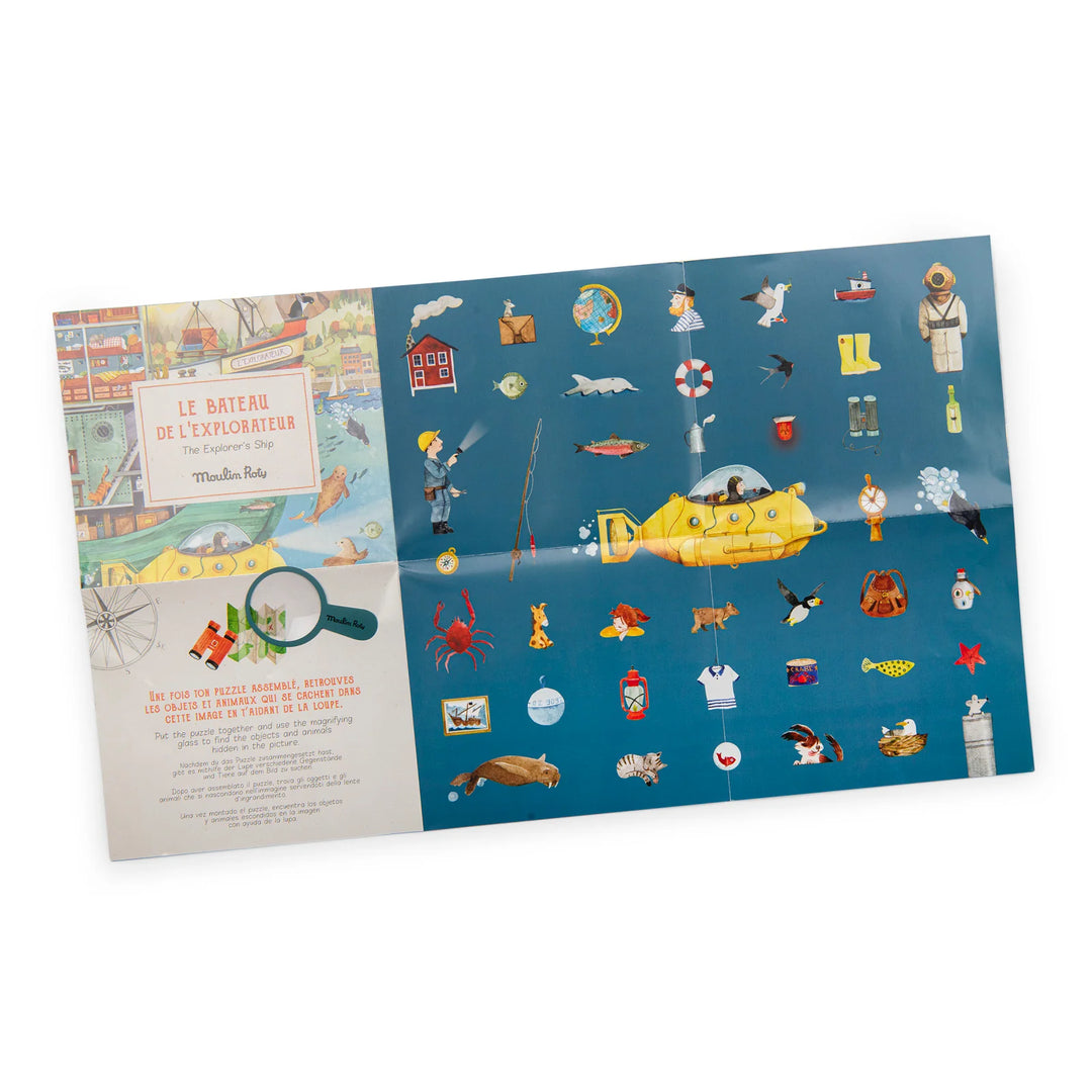 Afiche du Casse-tête 200 mcx Le bateau de l'explorateur