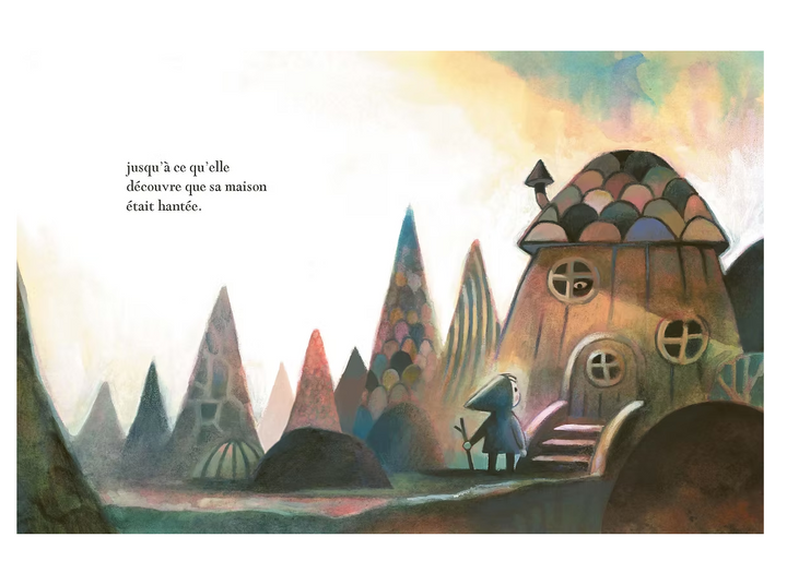 Illustration du Livre jeunesse Aggie et le fantôme de Matthew Forsythe