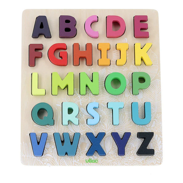 Alphabet à encastrer Vilac en bois multicolore