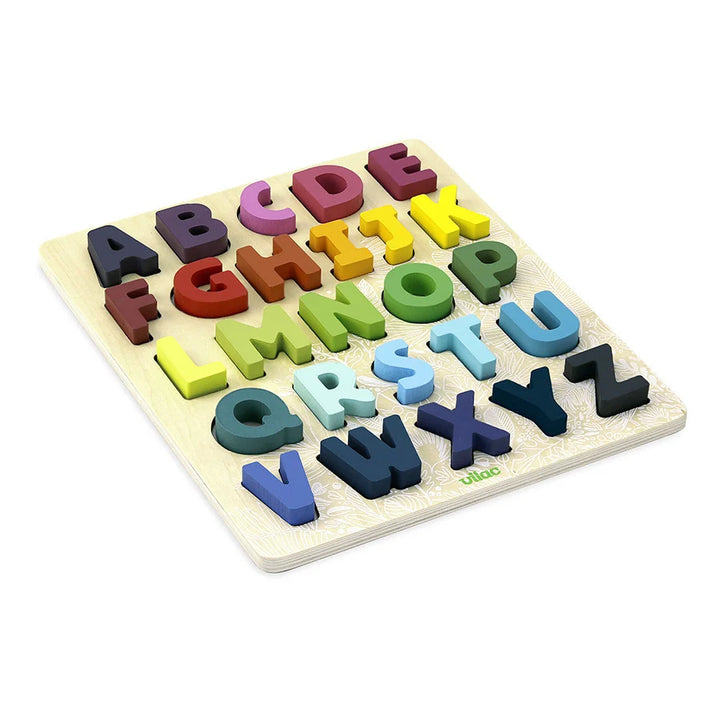 Alphabet à encastrer Vilac en bois multicolore
