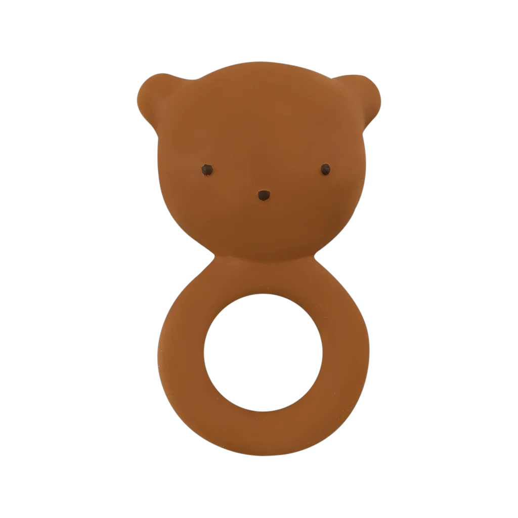 Anneau de dentition Gommu ours bleu brun
