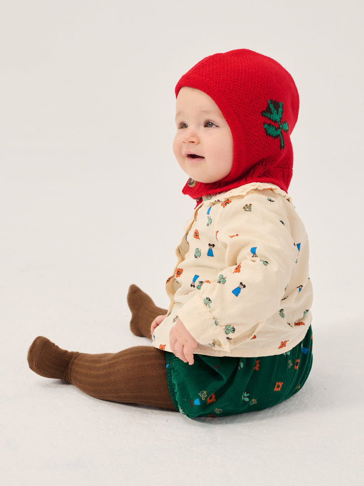 Bébé avec des collants Bobo Choses brun