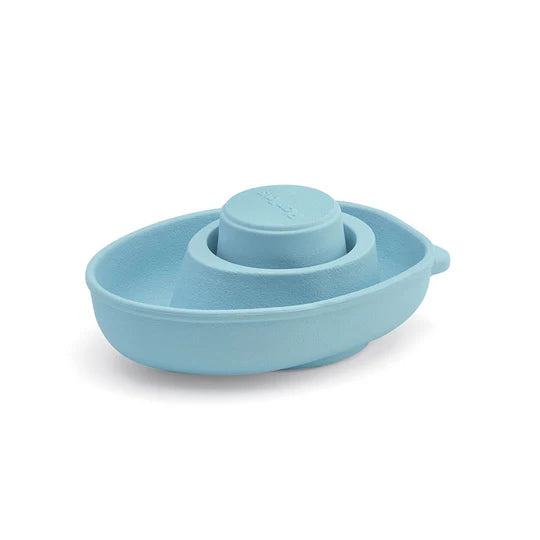 Bateau convertible en caoutchouc bleu pastel Plan Toys