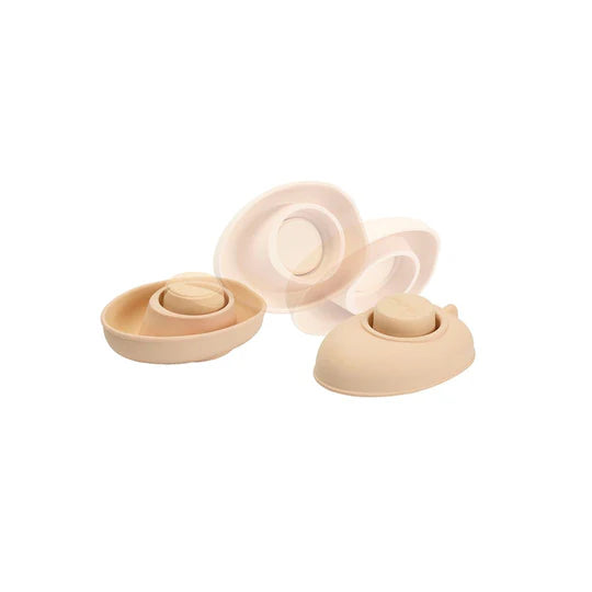 Bateau convertible en caoutchouc orange pastel Plan Toys