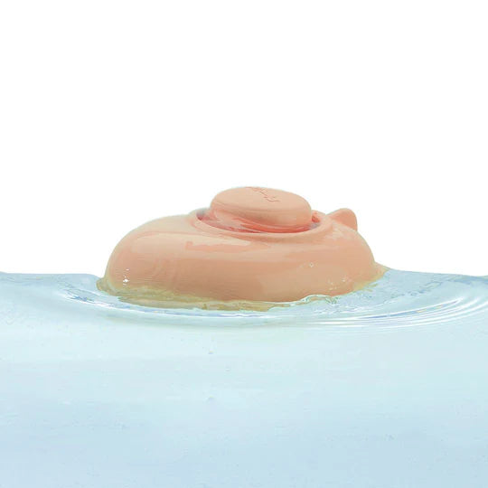 Bateau convertible en caoutchouc orange pastel Plan Toys