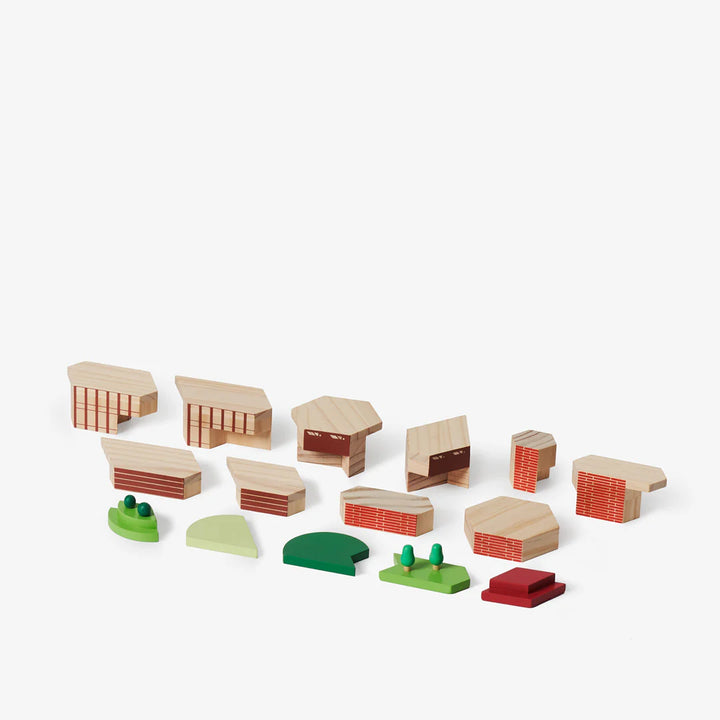 Set de blocks Frank Lloyd Wright Usonian