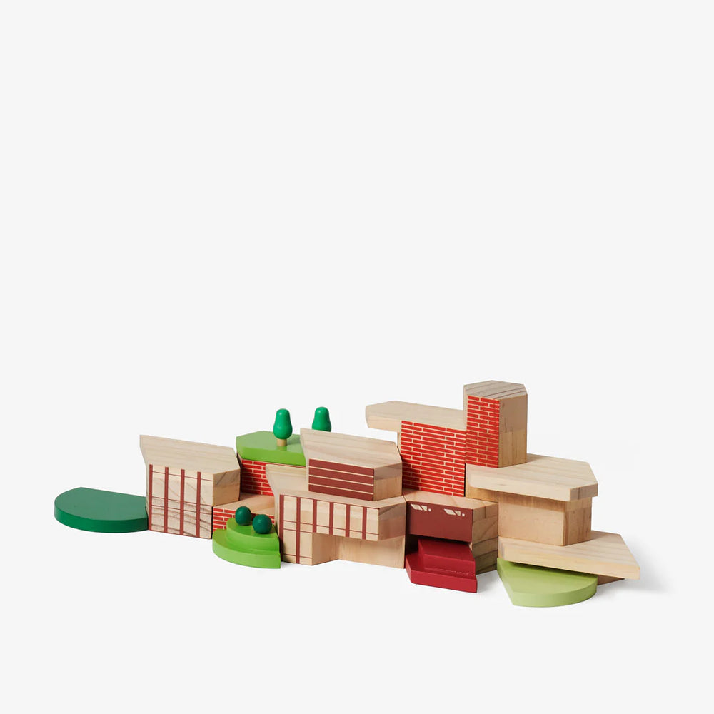 Set de blocks Frank Lloyd Wright Usonian