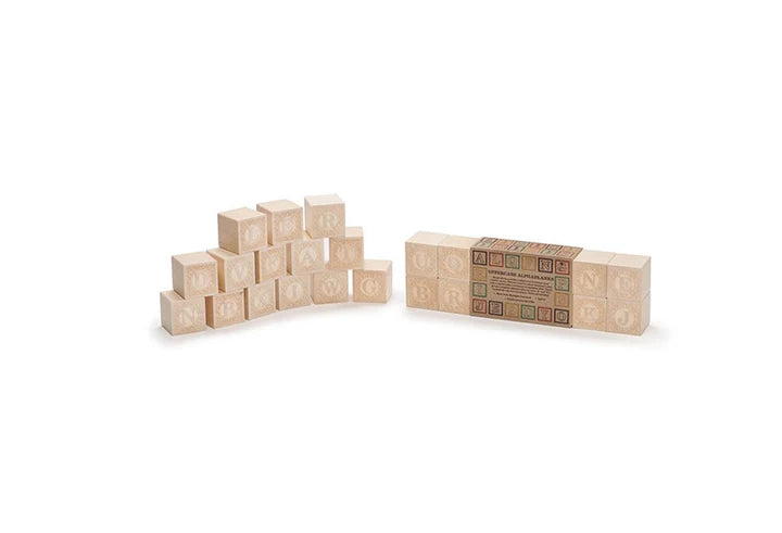 Blocs de bois Alphabet lettres majuscules