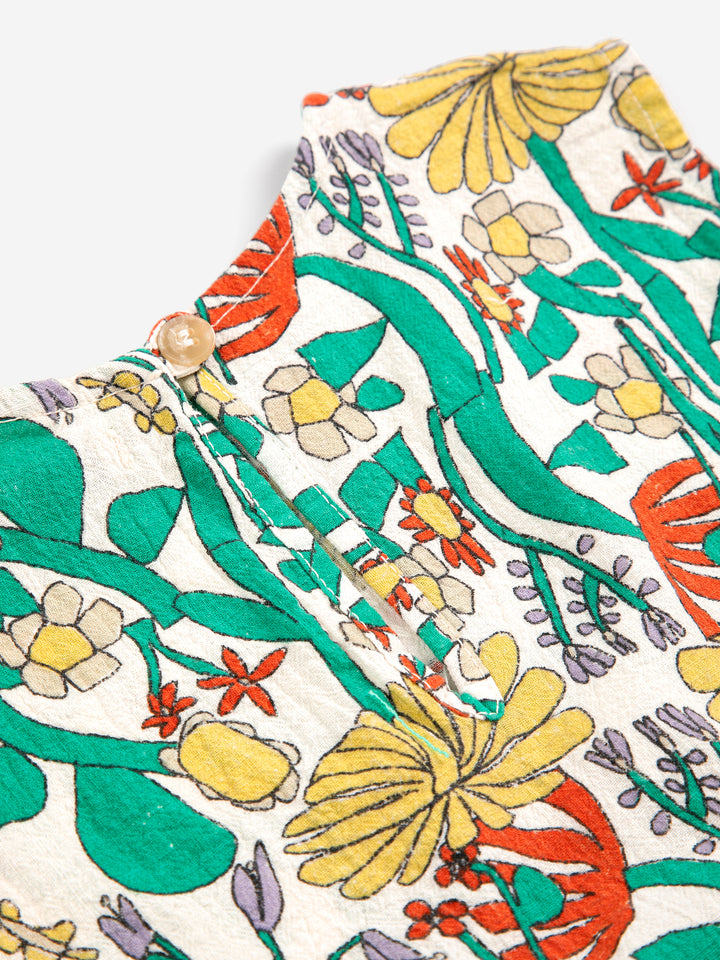 Détail de Blouse Bobo Choses en coton biologique en motif herbalist 