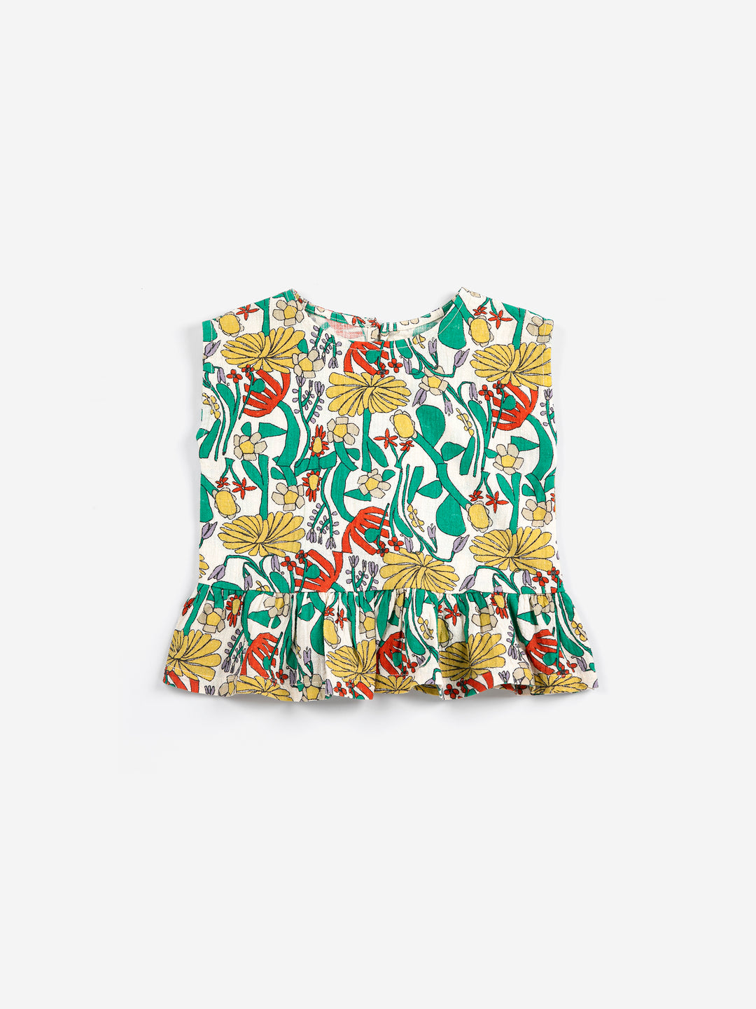 Blouse Bobo Choses en coton biologique en motif herbalist 