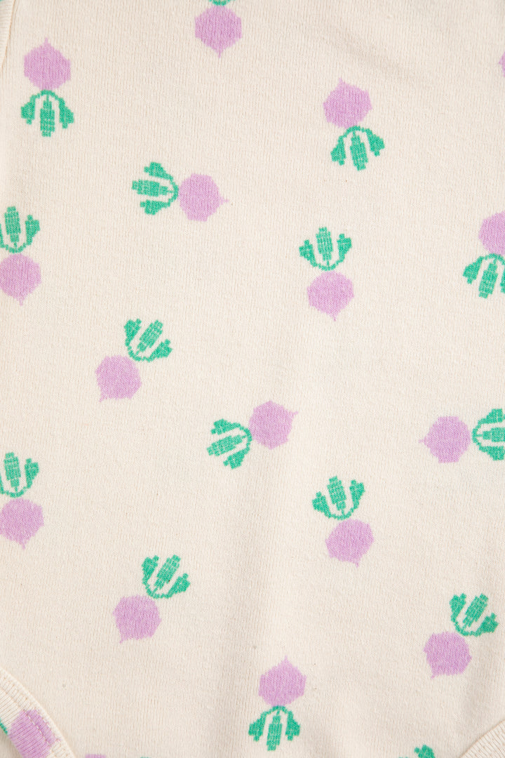 Imprimé de Body Bobo Choses en coton crème