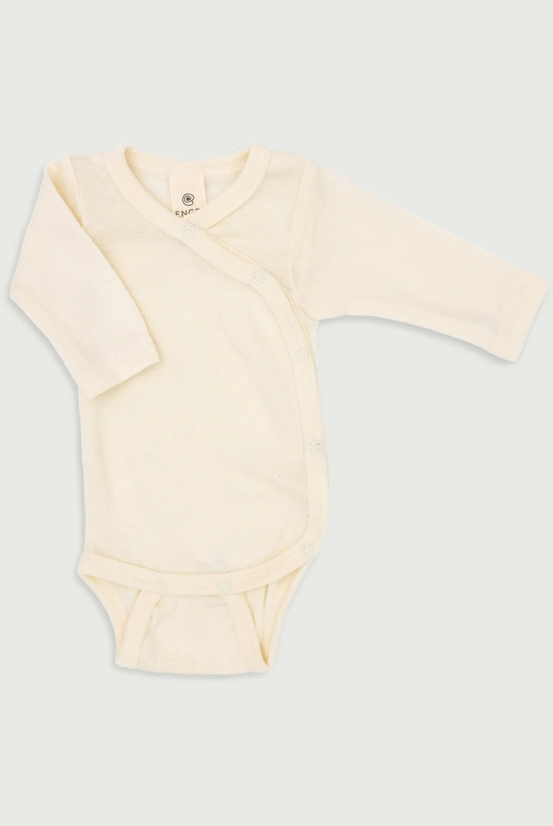 Body Engel en laine mérinos et soie nature pour prématuré 
