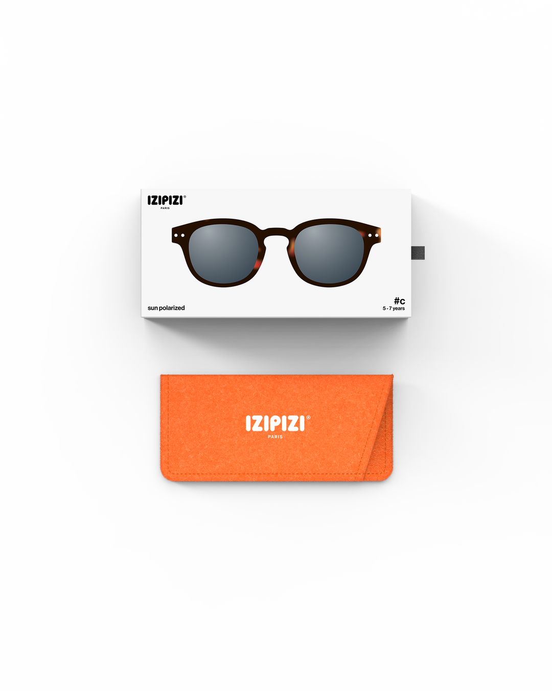 Boîte et étui de Lunettes de soleil pour enfants Izipizi Tortoise